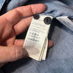 Tommy Hilfiger  | 100% Cotton Women's Paisley Denim Button Down Shirt Sz M Photo 4