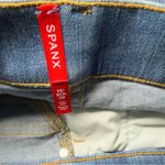 Spanx  XS Pull On Denim Straight Leg Jeans Vintage Indigo Stretch Photo 11