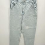 Madewell ‎ Paperbag Classic Straight Broomfield Wash Blue Jeans Women's Size 30 Photo 0