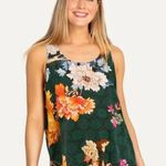 Johnny Was Roselyn 100% Silk Floral Print Tank Top M Photo 0