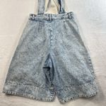 Vintage Jrs 7 1980’s Denim Short Overalls Acid Washed Pleated Long Grunge Punk Blue Size undefined Photo 14