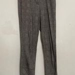 EXPRESS  plaid grey and black dress pants trousers size 0R skinny mid rise Photo 0