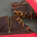 Sperry  Women’s Waterproof Duck Boots Red Brown Leather Fleece Lined Size 8 Photo 8