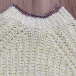 Wilfred Aritzia  Confetti Chunky Knit Yellow White Sweater Women’s Large Photo 3