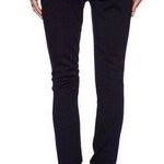 Mother Pleated Trainer Pants Women’s Size 24 Dark Navy Tapered Cuffed Ankle Slim Blue Photo 1