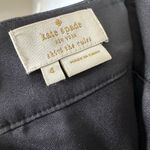 Kate Spade Pleated Button Down Wool Skirt Women's Black Size 4 Photo 4