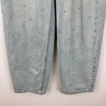 Chicwish  Rhinestone Embellished Jeans Wide Leg Baggy Minimalist Relaxed Blue XS Photo 6