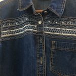 Studio West FINAL MARKDOWN Decorative denim blouse medium Photo 1