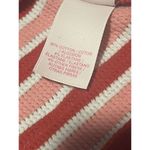 Victoria's Secret  MEDIUM LONG SLEEVE HENLEY PINK, WHITE & METALLIC STRIPE Photo 6