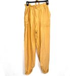 Lulus  Weekend Date Mustard Yellow Cropped Paperbag Waist Pants Size Small Photo 5
