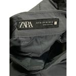 ZARA  womens blue business casual relaxed fit pull on trousers sz 32 Photo 3