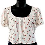 Notebuk Junior Girls Floral short sleeve shirt size XL White Photo 1