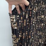 Chico's Black Gold Sequin Tank Top Sleeveless Y2k Size 3 (Large) Formal Party Photo 8