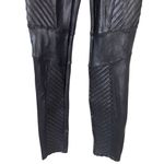 Spanx Faux Leather Moto Leggings in Very Black Photo 3