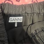 Ganni  Black Mini Skirt with Beaded Fringe Photo 1