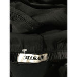 Mystic Sleek Ruffle Dress Party Cocktail Evening Black Size Small Silver Photo 6