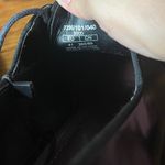 ZARA  Black faux Leather Chunky Heel Lace Up Oxford Shoes Women's Size 41/10 Photo 9