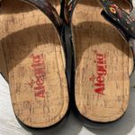 Alegria  Women's Black Bryce Floral Platform Sandals Photo 3