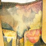 Patricia Nash  Brown Leather Multi Color Floral Satchel Handbag Photo 1