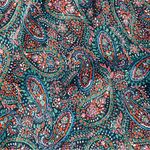 Loft Shimmer Paisley Tiered short Skirt size Large Photo 7