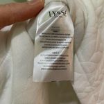 Lysse New York White Short Sleeve Round Neck Lace Up Back Tunic Top Size XS Photo 6