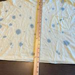 Abound  Women's Yellow Blue Splatter Pocket Crop T-Shirt Medium‎ Top Photo 7