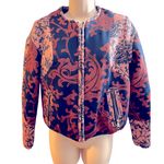H&M  quilted fall colors bomber jacket size 6 Photo 6