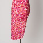 Saints + Secrets  Pink‎ Purple Floral Tie Back Asymmetric Midi Dress Large New Photo 3