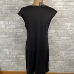 Avon Sequins Drapey NeckLine Dress Black Size XL Photo 2