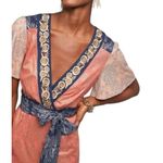 Anthropologie  Akemi + Kin Sofia Metallic Jumpsuit Sz. 6 Photo 1