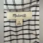 Madewell  Crinkle Polo Crop Tee Shirt Photo 4