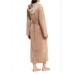 Nordstrom  Velour Hooded Robe - Brown Brownie - Size Large Photo 1
