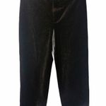 Paige Size 27 Nellie Black Velvet Culottes Wide Leg Crop Pants Photo 2