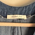 Mustard Seed Denim Sleeveless Romper Photo 3
