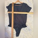 Lulus Marren Slate Blue Short Sleeve Surplice Bodysuit Womens size medium Photo 7