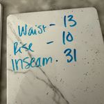 Cable & Gauge Women’s Medium Black White Patterned Pull on Pants Stretchy Photo 3