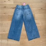 Edikted  - Ripped Low Rise Baggy Wide leg Jeans in Blue Photo 3