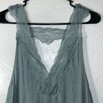Free People Intimately by Bellflower Lace Trim Tunic - Misty Teal Photo 3