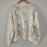Peanuts Snoopy Tie Dye USA 4th of July Soft Crew Neck Sweater Size 2XL Oversized Blue Photo 3