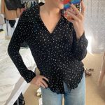 Knot Sisters Black Collared Button Up Photo 0