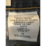 Gap  Womens Jeans Size 12 Blue Low Rise Bootcut Embroidered Pockets Zip Close Photo 1