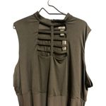 Hot Topic NEW WITH TAG WO SIZE 4X(24/26) BLACK GOTHIC DRESS SLEEVELESS BACK ZIP Photo 4