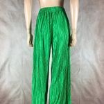 Steve Madden  Green Plissé Wide-Leg Pants XS Photo 6