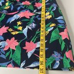 J.Crew  Navy Floral Dress Women’s Size 10 Floral basketweave square-neck dress Photo 8