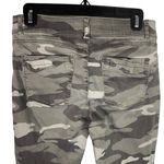 Democracy  “AB” Technology Pants Sz 8‎ Green Gray Camo Skinny Slimming Stretch Photo 7