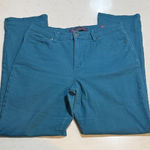 Gloria Vanderbilt  Teal Denim Jeans.  Amanda.  Size 10. Photo 0