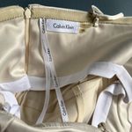 Calvin Klein Tiered Sheath Satin Dress Photo 8