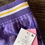Nba Lakers Wide Leg Fleece Lounge Pants Purple Graphic Pull On Streetwear Small Photo 5