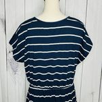 Women's Navy with White Stripes Short Photo 8