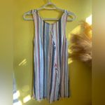 Indigo Rein Striped Midi Dress in Red, Blue, and Cream Photo 1